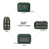 imeetu RFID Credit Card Holder, Small Leather Zipper Card Case