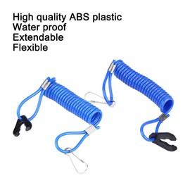 KIMISS For Yamaha 2 pcs Kill Switch Safety Tether Lanyard Emergency Engine Stop Switch for Outboard Motors Durable Replacement Lanyard for Safe Boating