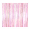 CWPFVQA Pack of 2 Rainbow Foil Tassels, Colourful Tinsel Tassels,