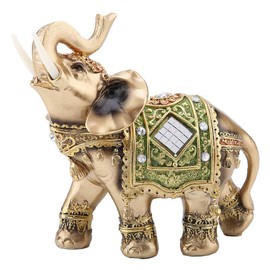 Hakeeta Estatua de Elefante, para para Decoración de Tienda Hogar, Elefante Tailandés, Elefante de Feng Shui, para Decoración de la Recepción, Decoración de Buena Suerte, 3