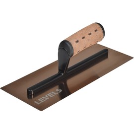 LEVEL5 11.5" x 4.75" 0.7 MM Flat Drywall Trowel | Triple-Hardened Stainless Steel, High-Impact Handle | Sheetrock Gyprock Wall-Board Plasterboard | 4-960