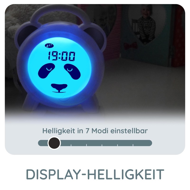 Alecto BC100PANDA - Educational Alarm Clock Children - Sleep Trainer