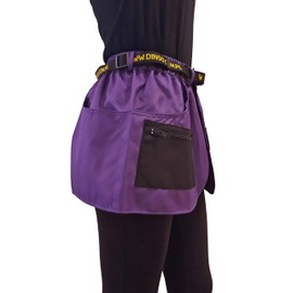 Dingo 16465-2 Training Belt, Sport, Agility, Fetch, Obedience, Lead Guide, Nose Work, Behavior Training, Trainer Belt with Many Pockets, Purple, Size XL