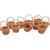 Basket Miniature Basket, Decorative Basket Large Pack of 10