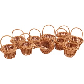 Basket Miniature Basket, Decorative Basket Large Pack of 10