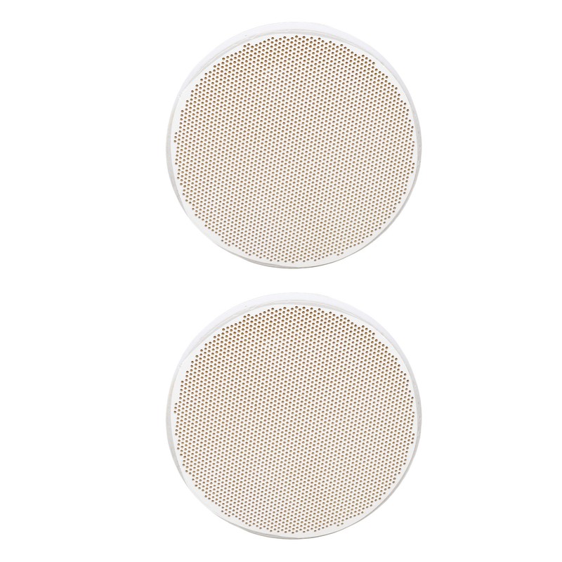 2PCS Round Welding Plate with Multiple Holes Quartz Welding Tile