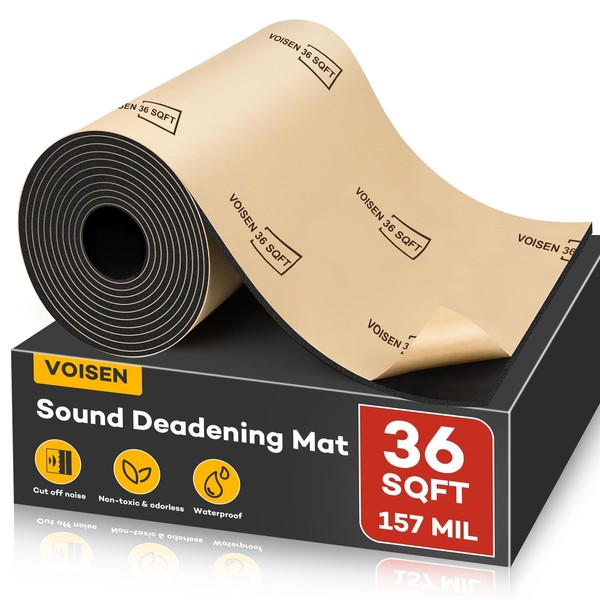 VOISEN Sound Deading Material for Cars, 157 MIL (4 mm)