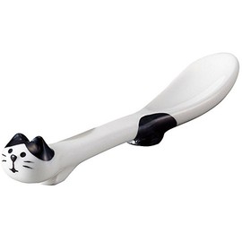 DECOLE ZCB-37331 Nobi Cat Spoon, Hachiwale, Approx. 1.0 x 0.7 x 4.8 inches (26 x 18 x 123 mm), Units (mm)