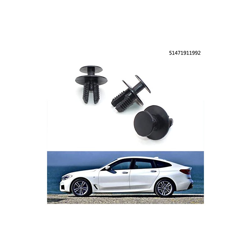 50pcs Car Bumper Trim Clips Wheel Arch Trim Splash Guard