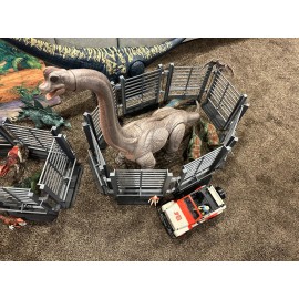 (8x) Custom Dinosaur Fence Panels for Toy Jurassic Park Dinosaurs | Robust