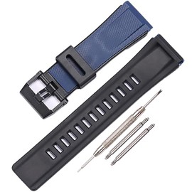 Waterproof Rubber Watch Strap Compatible with Casio Pro Trek GA2000 PRG600 PRW6600 PRG-650Y Men's Sports Watch Replacement Watch Straps for Men