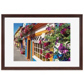 MCS Frame for Puzzle Sizes 20 Inch by 30 Inch and Smaller, Walnut Finish, 20 x 30