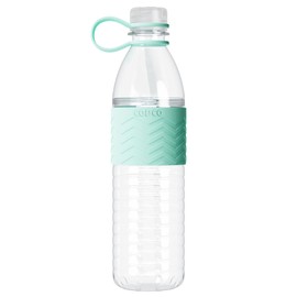 Copco Hydra - Botella de agua Tritan reutilizable con tapa resistente a derrames y funda antideslizante, 20 onzas, huevo Robins, 16 onzas