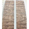 Waterfall Bubinga Figured Kewazinga Wood Veneer 3" x 11" with
