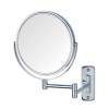 JERDON JP7808C Wall Mount Makeup Mirror with 8x Magnification, Chrome