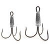 Sagging Hooks Snagging Weighted Treble Hooks,5pcs Weighted Treble Fishing Hook