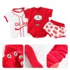 3 Pcs/Set Baby Clothes Cola Cup Pattern Jumpsuit Shirt Short
