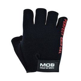 Make or Break Perfect Grip Gel Training Gym Gloves, Finger Less Gloves for Weight Lifting, Cross Training, Calisthenics, Cycling and Other Sports (X-Small)