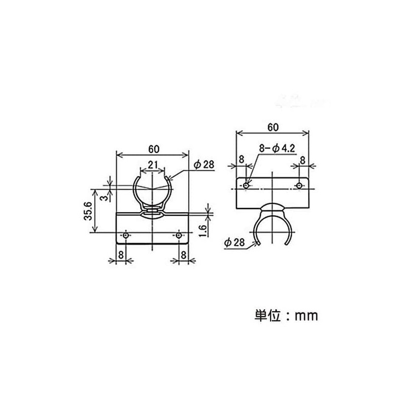 Yazaki Kako Φ28 Erector Universal Cross Hardware A EF-3000A S