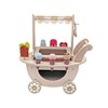 Casa Easter Juguete Carrito de Helados de Madera para Ni
