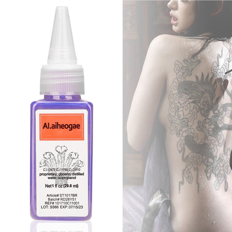 29.6ml Import Pure Tattoo Inks Microblading Long Lasting Tattoo Pigment