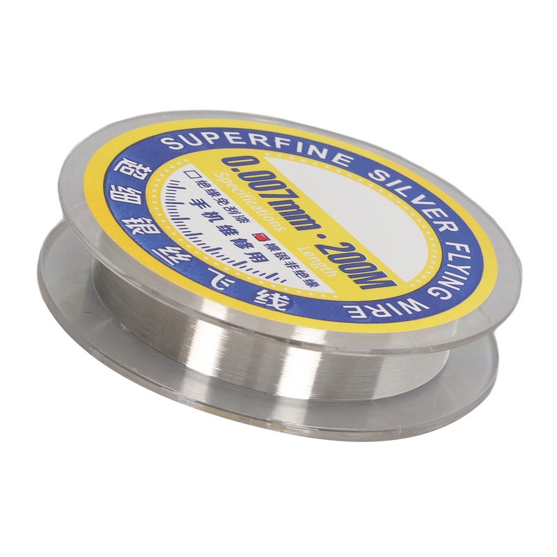 0.007mm Superfine Silver Jumping Wire Stretchable Ultra Fine Electronic Maintenance
