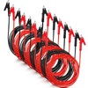 Dunzy 8 Pcs 14 Gauge Jumper Wires Alligator Clips to