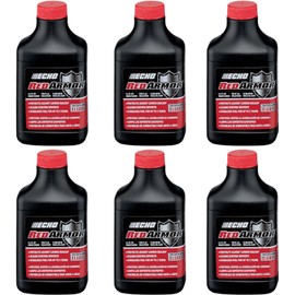 ECHO 6550025 PK6 Red Armor 6.4oz 2-Stroke Oil Mix, 2.5 Gallon (50:1)