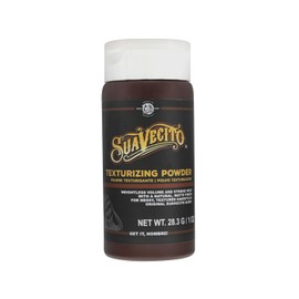 Suavecito Polvo texturizado y voluminizador para peinar el cabello con acabado mate sin brillo y fuerte sujeción, sin ensuciar, absorbente de aceite, larga duración, 1 onza, blanco