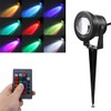 10W Landscape Light Waterproof Outdoors RGB LED Garden Lamp with