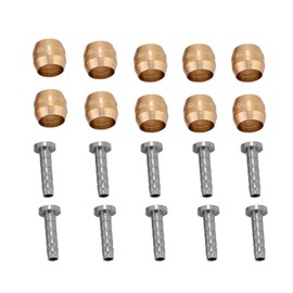 Watris Veiyi Hydraulic Brake Line, Pack of 10 Disc Brakes Olive Insert Set, Replacement for BH90 Hydraulic Disc Brake Hose