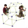 Crazy Forts! 69 Piece Buildable Indoor/Outdoor Play Fort Playset, DIY,