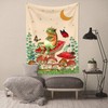 Funny Tapestry Boho Mushroom Tapestry Frog Aesthetic Moon Stars Tapestry