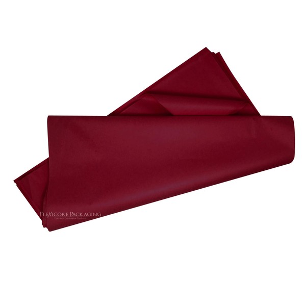 Flexicore Packaging | Burgundy Gift Wrap Tissue Paper| Size: 15"x20"|100 Count