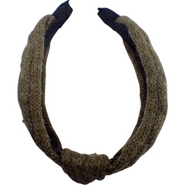 Topkids Accessories Wool Style Knot Hair Bobbles Adult Women Hair Accessories for Women Hair Bands for Women (Olive Green)