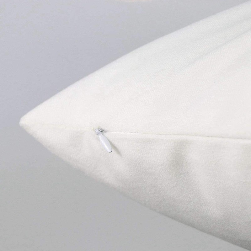 ZFENGYYUAN NAVY Flower Pillow Covers 45x45 cm Cushion Covers Polyester