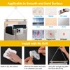 Pack of 2 Wall Organiser Hanging, Grey Wall Hanging Bags
