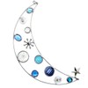 American-Made Blue Moon Wirework Sun-Catcher