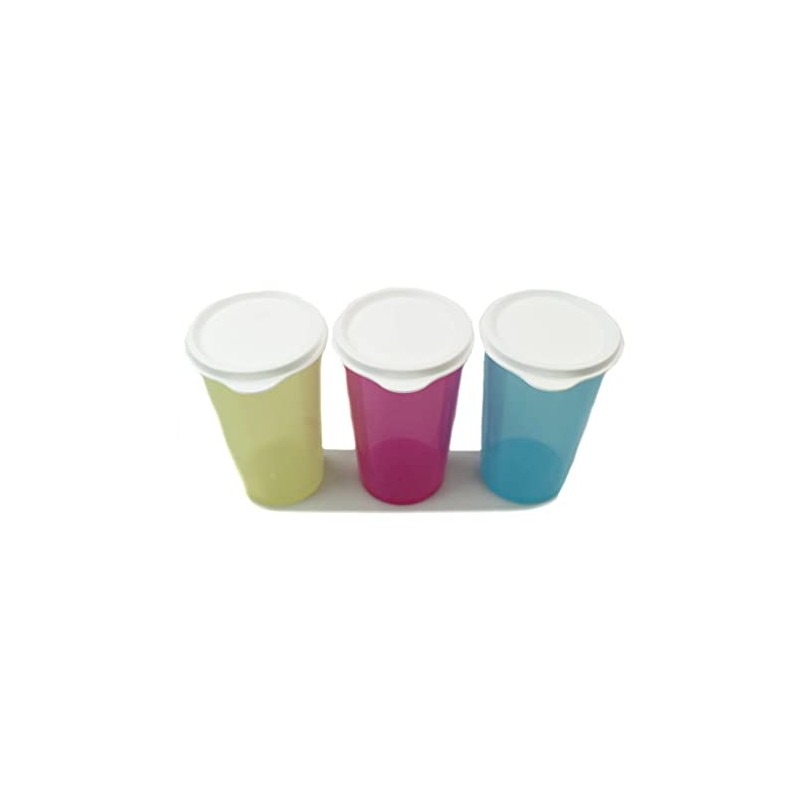 Tupperware To Go Eco 330 ml Yellow + Pink +