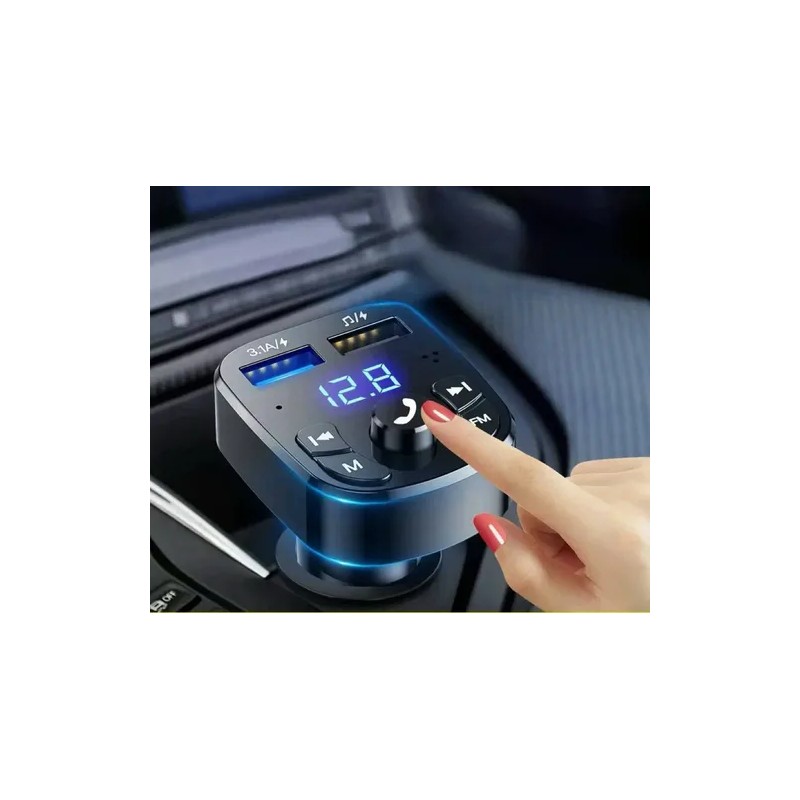 Transmisor Fm Cargador Receptor Bluetooth Mp3
