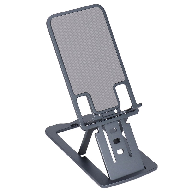 Phone Stand Foldable Portable Ergonomic 7 Angle Adjustments Bottom Silicone