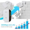 FLOME WiFi Range Extender，WiFi Signal Booster to 3000sq.ft & 28