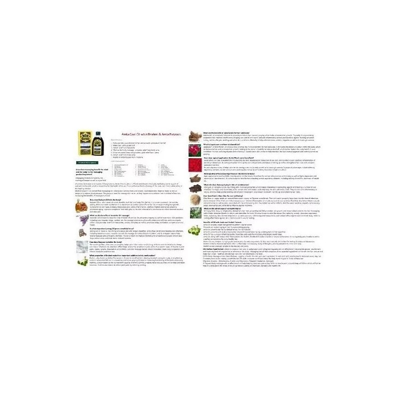Amla Aceite - Aceite Brahmi - Mezcla De Brahmi Y