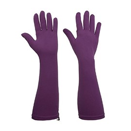 Foxgloves Elbow Length Gardening Gloves Elle Glove (Iris Purple, Large)