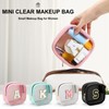 YOOLIFE Mini Initial Makeup Bag | Travel Toiletry Bag |