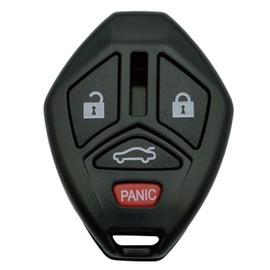 Keyless Entry Remote Key Housing Replacement for Mitsubishi Eclipse Endeavor Galant Lancer Outlander Key Fob Shell Case with Screwdriver (4 Button 1 pcs)