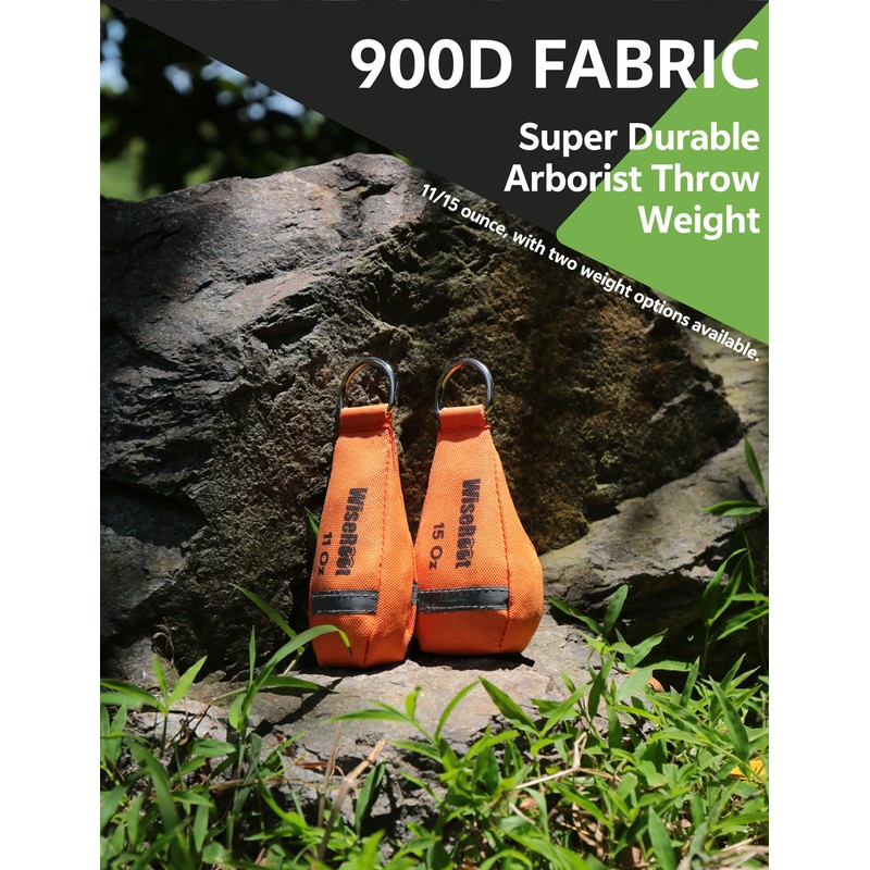 WiseRoot Arborist Throw Line Kit: Ultra Slick Throw Rope &
