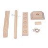 Hook and Ring Game Beautiful Wooden Interactive Desktop Toss Game