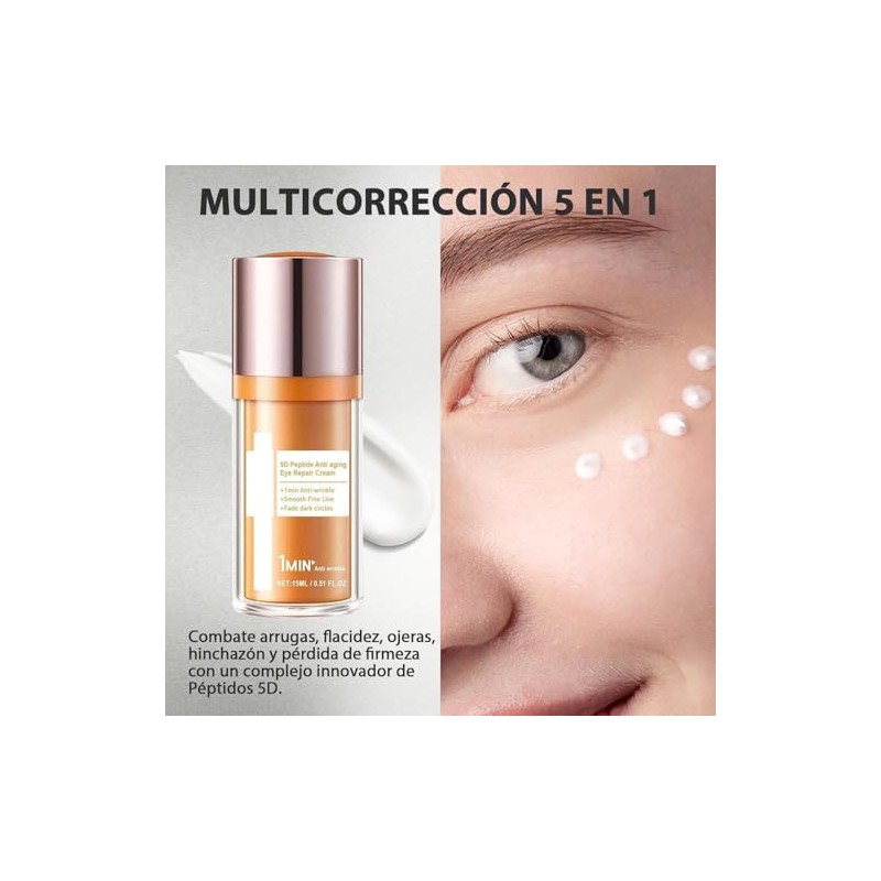 Crema para Ojos de papa, Crema para Ojos Peptidos 5D