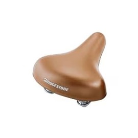 Bridgestone Soft Saddle BRC (Brown) Saddle Dimensions: Front and Rear 9.3 inches (237 mm) x Width 8.1 inches (207 mm) P6708 C7619 F160240BRC
